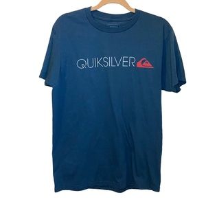 Quicksilver Mens blue t-shirt size medium